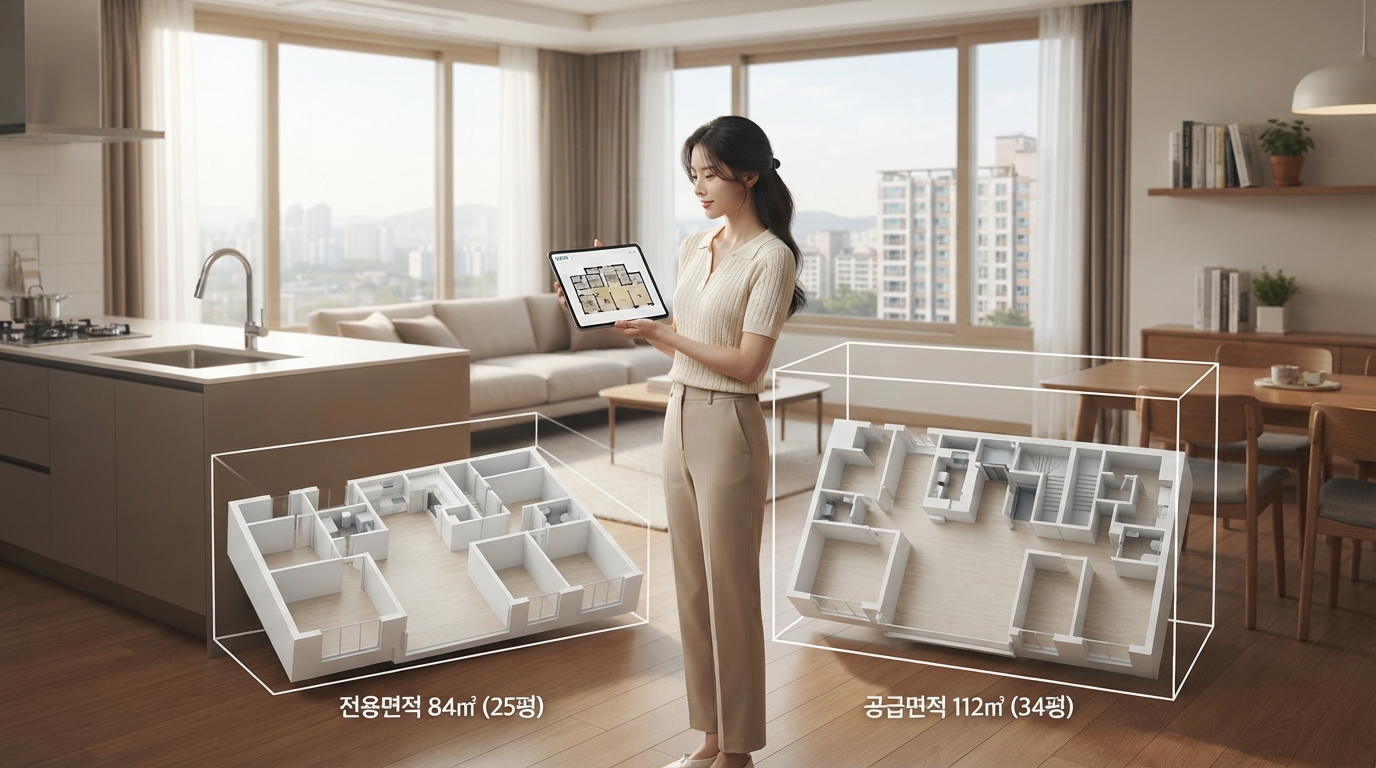 84㎡가 25평일까 34평일까? 아파트 평수 계산 썸네일
