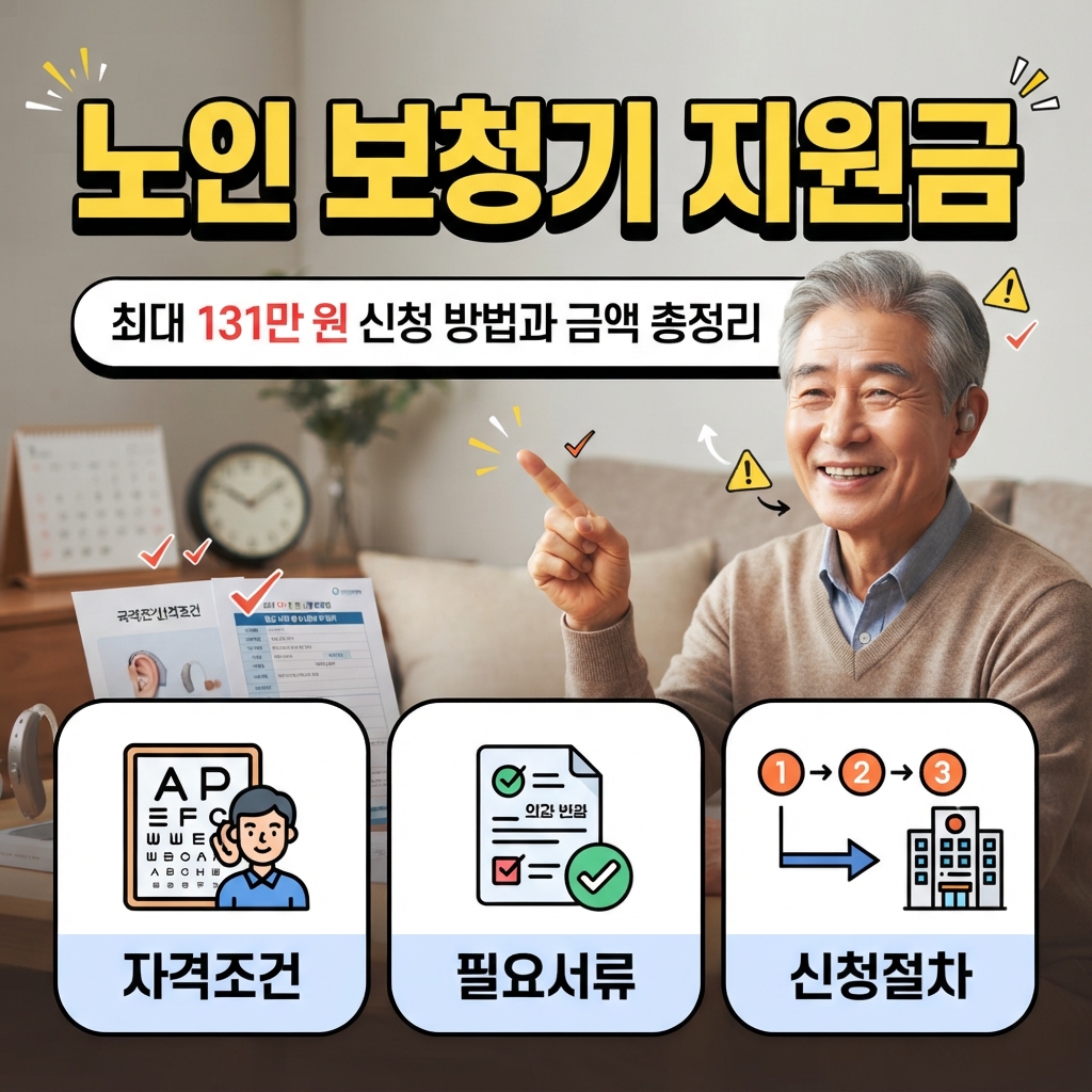 노인 보청기 지원금 신청방법 및 금액 썸네일