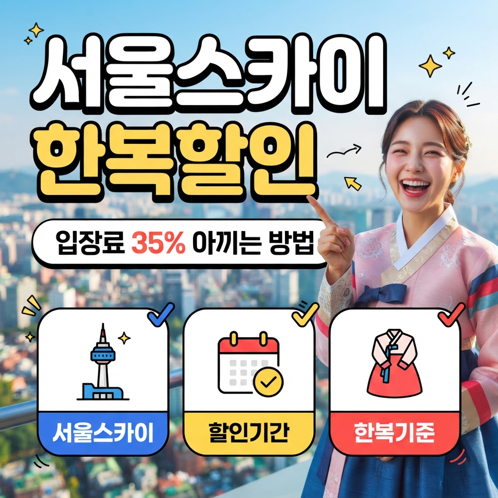 롯데월드 서울스카이 할인 받는법(feat.한복입고 방문하면) 썸네일