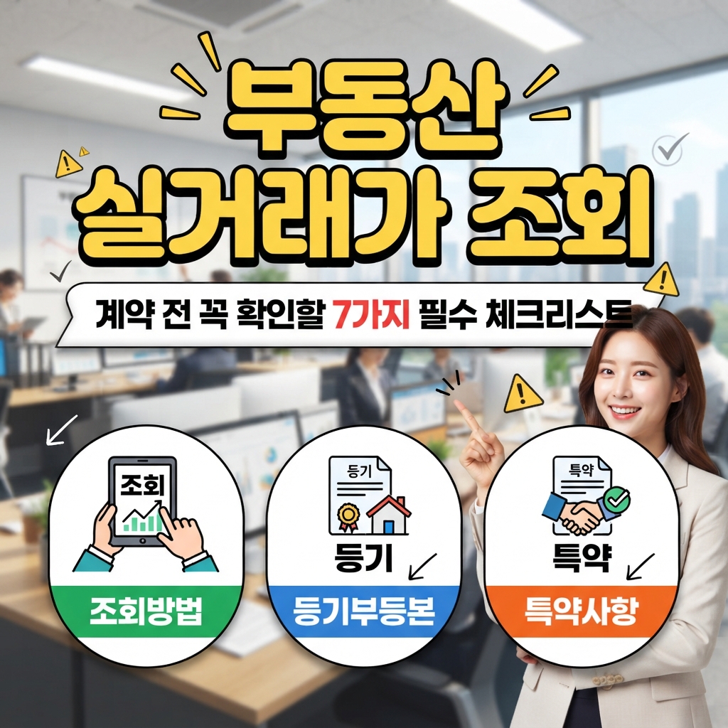 부동산 실거래가 조회 방법 계약 전 꼭 확인할 7가지 썸네일