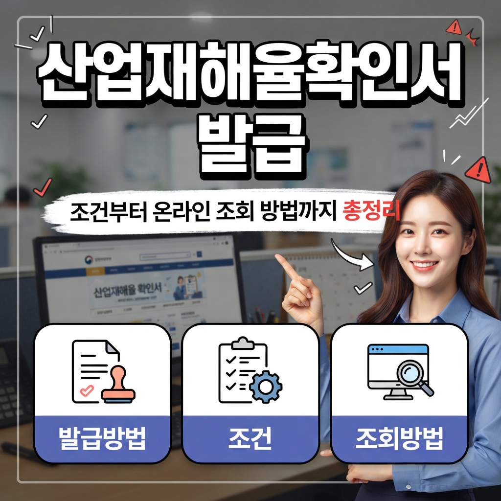 산업재해율확인서 발급 방법과 조건 사업장 재해율 조회 썸네일