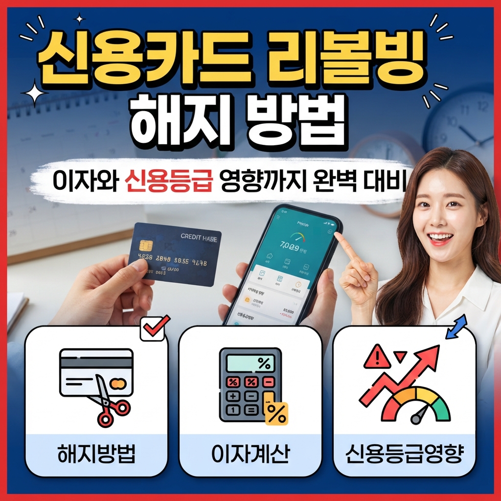 신용카드 리볼빙 해지 방법 이자 계산 신용등급 영향 총정리 썸네일