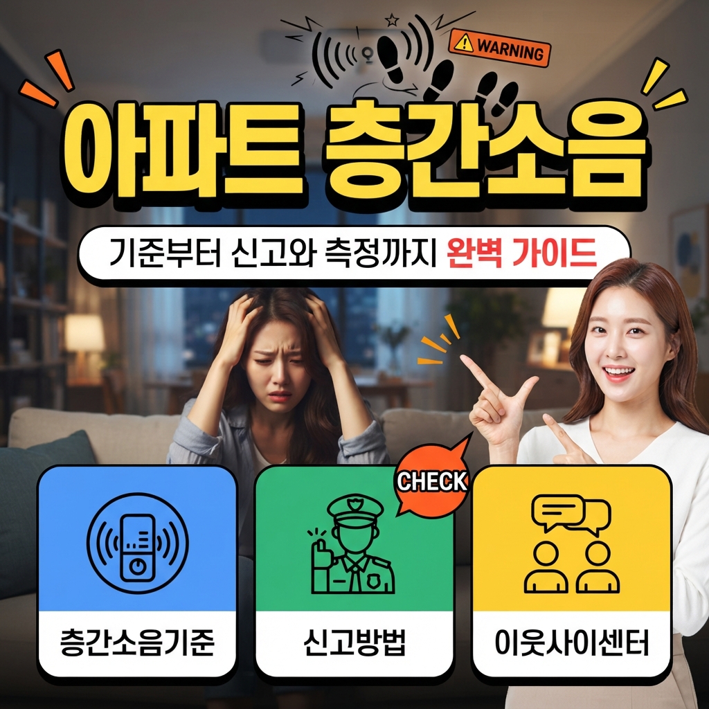 아파트 층간소음 해결방법 신고 방법과 소음 기준 측정까지 썸네일