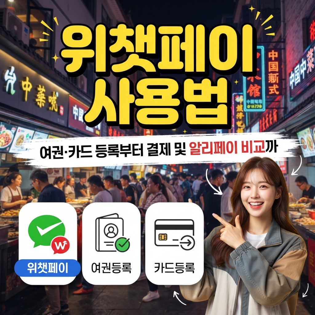 위챗페이 사용법 여권 카드 등록부터 결제까지 알리페이 비교 썸네일