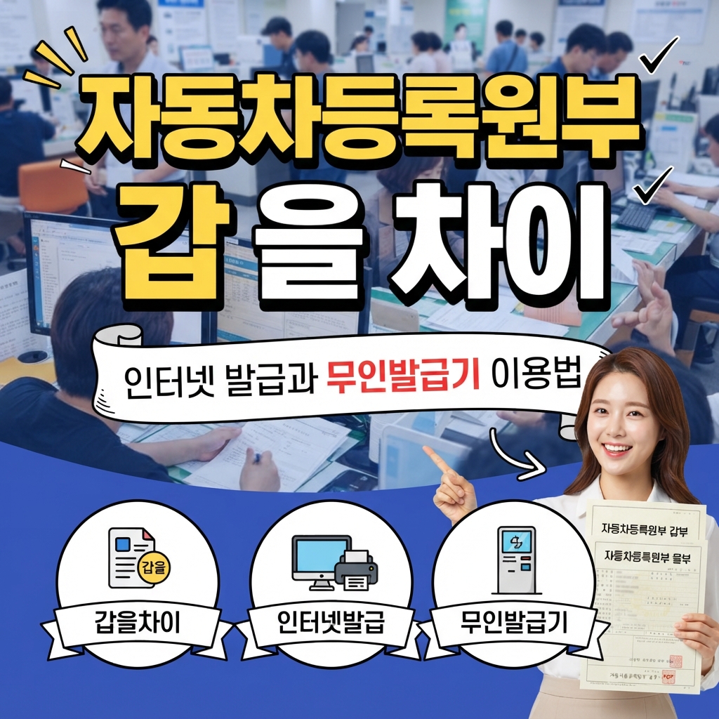 자동차등록원부 갑 을 차이 인터넷 발급 방법과 무인발급기 썸네일