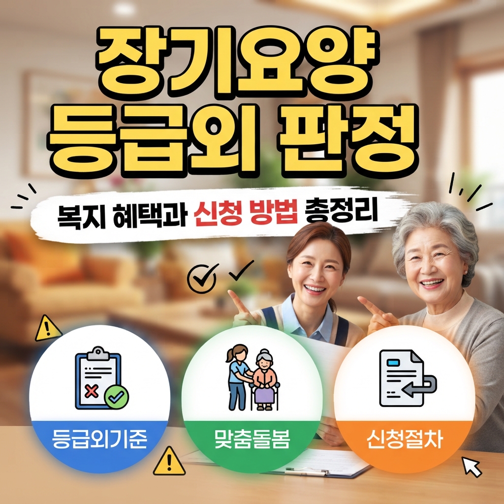 장기요양 등급외 판정 복지 혜택 신청방법 썸네일