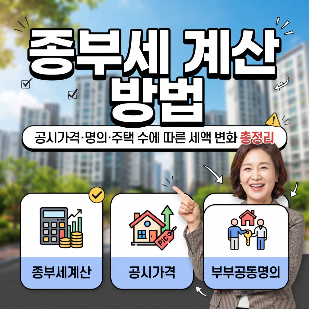 종부세 계산, 공시가격·명의·주택 수에 따라 내 세액이 어떻게 달라지는지 확인 썸네일