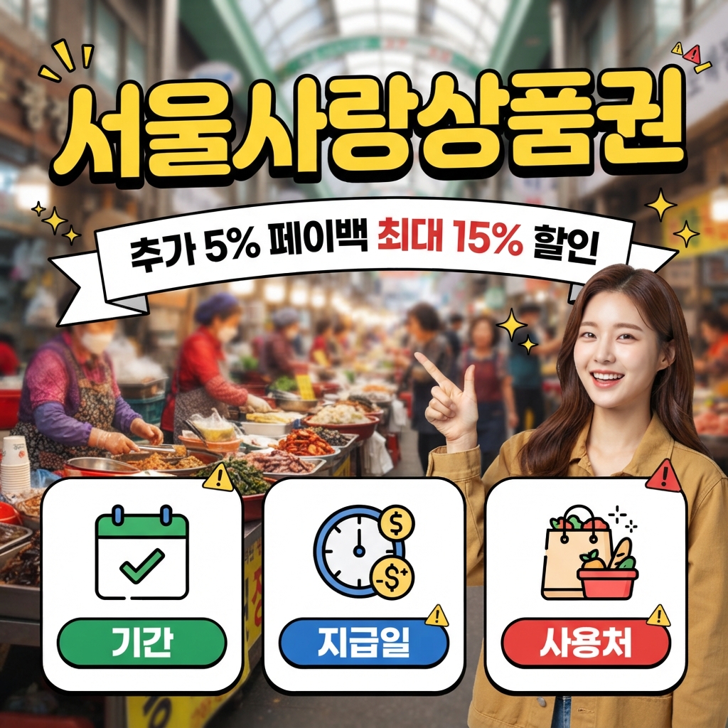 코리아 그랜드 페스티벌 서울사랑상품권 추가 페이백 15% 할인 썸네일