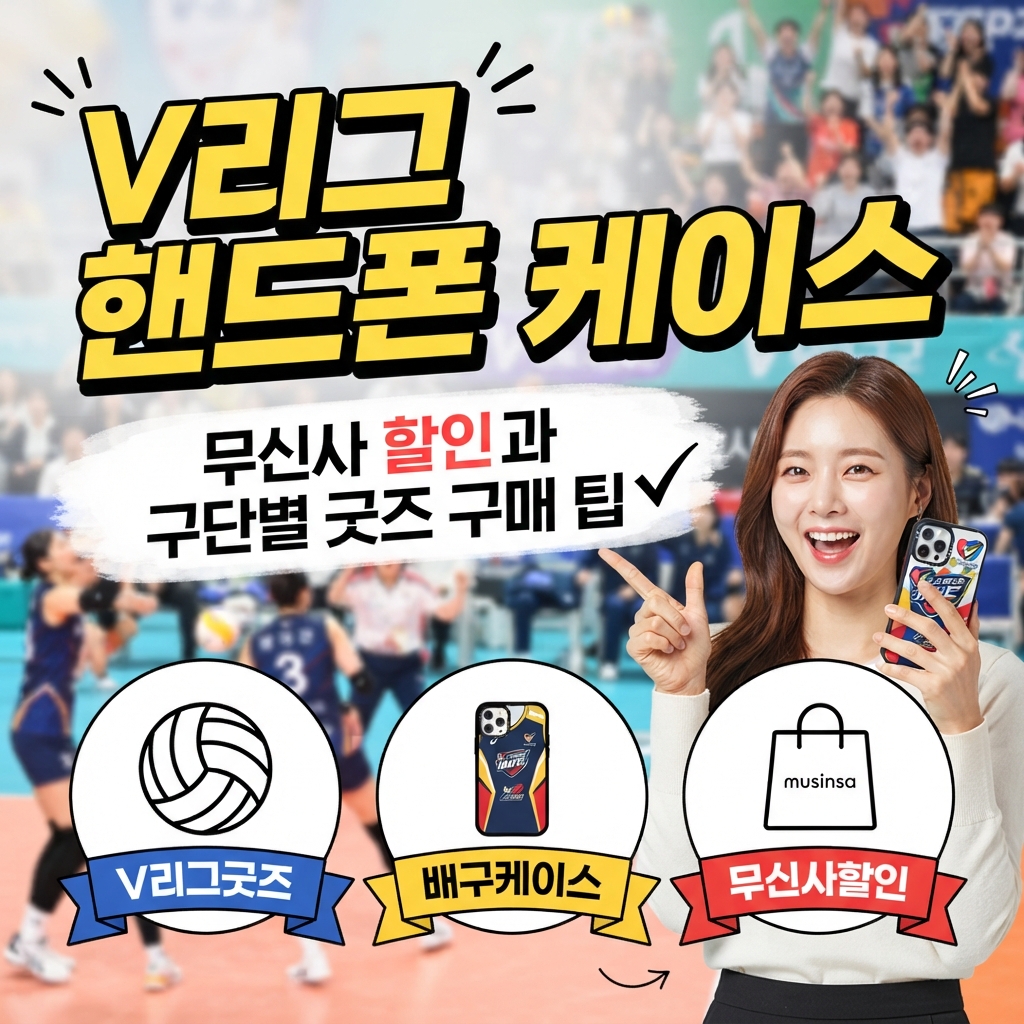 V리그 구단별 핸드폰 케이스 굿즈 무신사 할인 썸네일